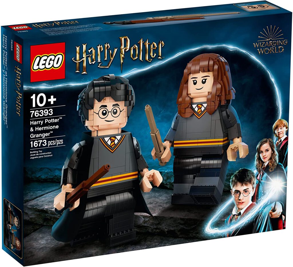 Lego Wizarding World Iconic Brick-Built Harry & Hermione 76393