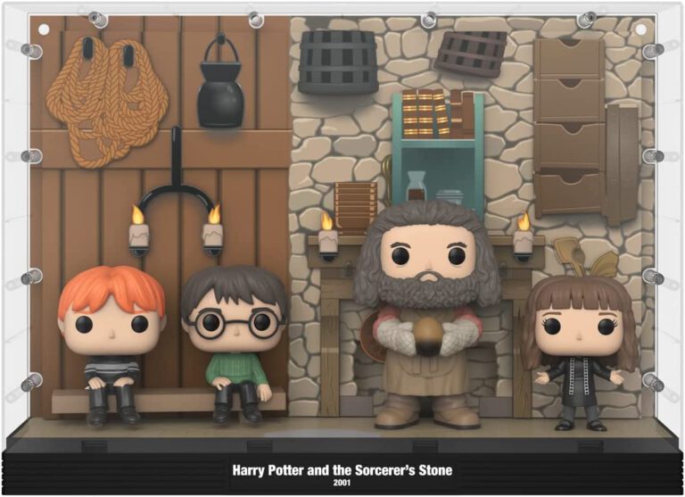 Funko Pop Moments Deluxe: Harry Potter, Hagrid’s Hut, Ron, Harry, Hagrid, Hermione