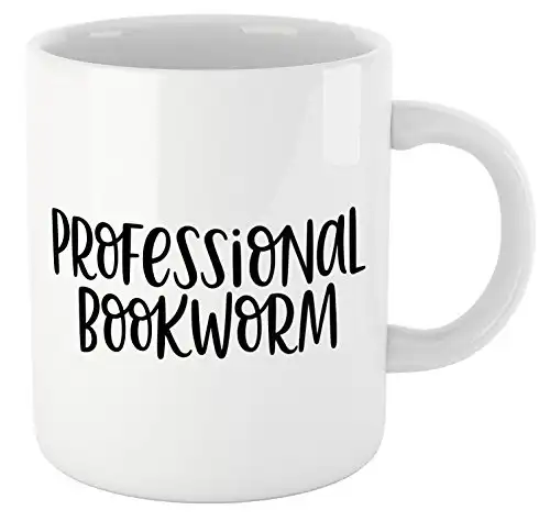 Professional Bookworm Quote Coffee Mug