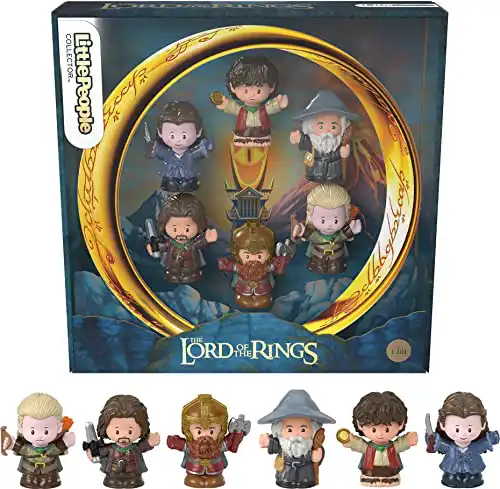Little People Collector Lord of the Rings Special Edition Figure Set with 6 Characters (Amazon Exclusive)