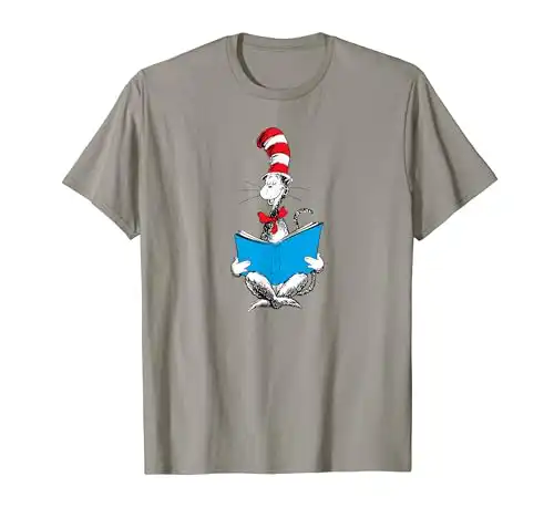 Dr. Seuss Reading Cat T-Shirt