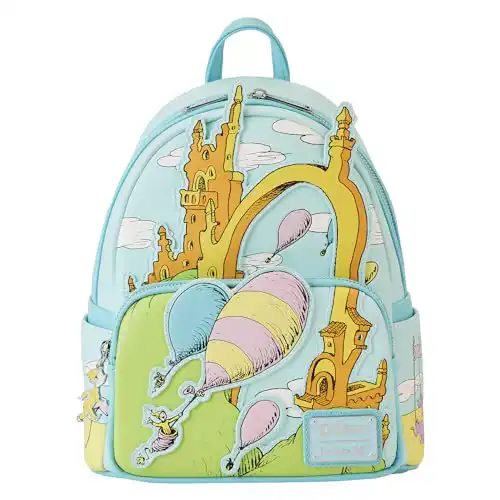 Loungefly Dr. Seuss 'Oh the Places You'll Go' Mini Backpack Multicolor