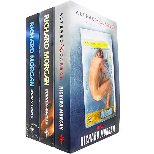 Takeshi Kovacs Novels Series 3 Books Collection Set by Richard Morgan (Altered Carbon, Broken Angels & Woken Furies) NETFLIX
