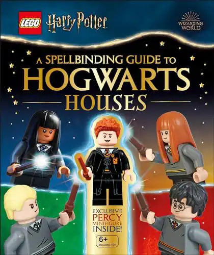 LEGO Harry Potter A Spellbinding Guide to Hogwarts Houses: With Exclusive Percy Weasley Minifigure