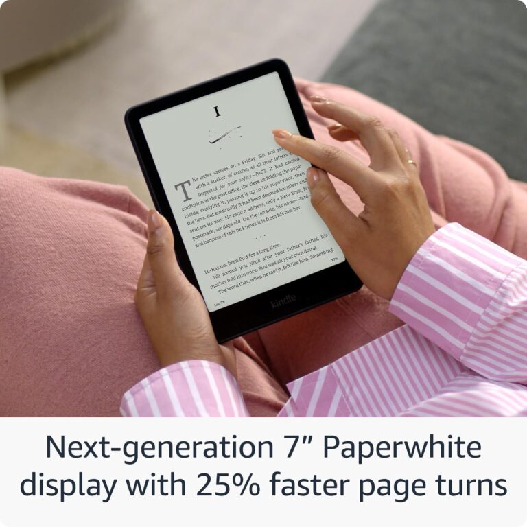 Amazon Kindle Paperwhite (16 GB), 7-inch Glare-Free Display, Black