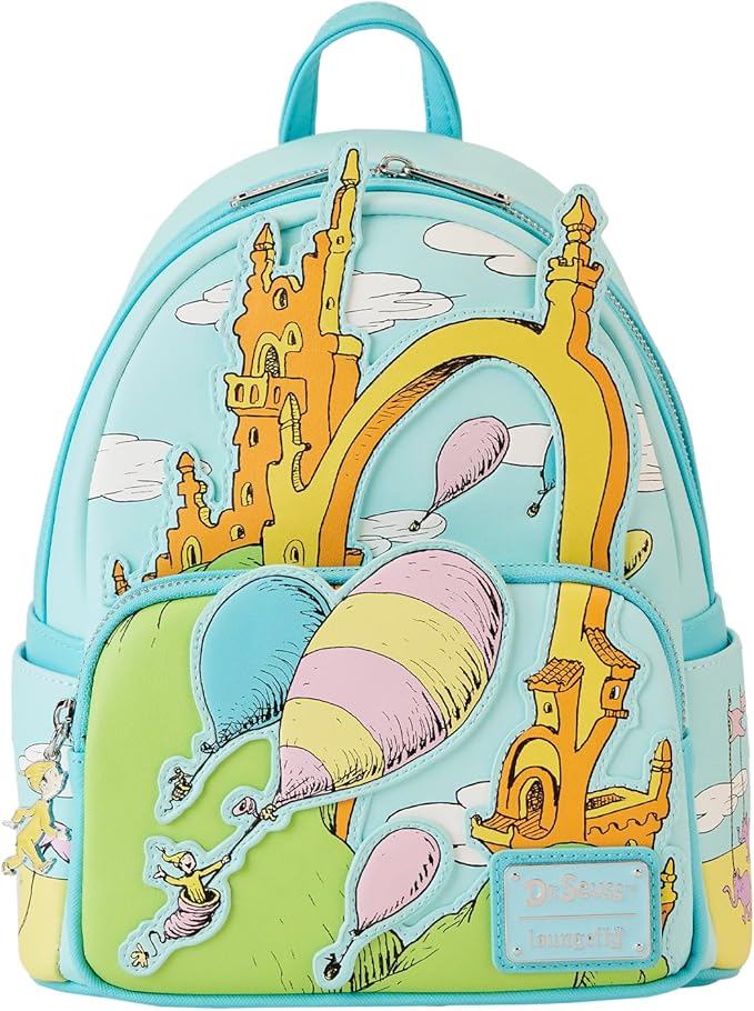 Loungefly Dr. Seuss ‘Oh the Places You’ll Go’ Mini Backpack Multicolor