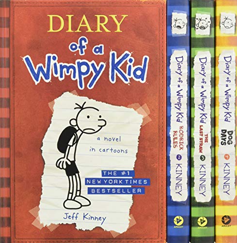 Diary of a Wimpy Kid Box of Books (1-4 Hardcover Gift Set)