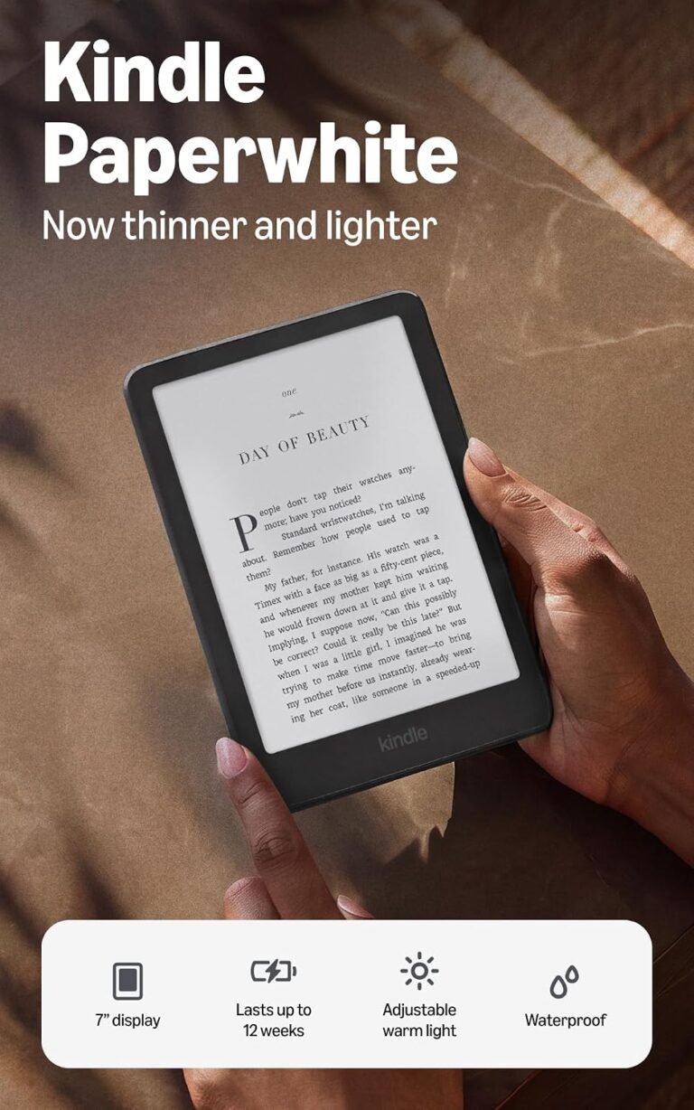 Amazon Kindle Paperwhite (2026), 7-inch Display, 16 GB, Graphite