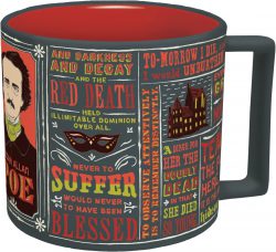 Edgar Allan Poe Coffee Mug - Poe's Most Famous Quotes and Writings