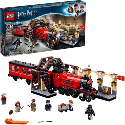LEGO Harry Potter Hogwarts Express 75955 Toy Train Building Set Includes Model Train and Harry Potter Minifigures Hermione Granger and Ron Weasley