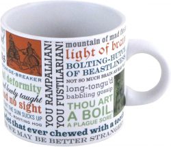 Shakespearean Insults Coffee Mug - Shakespeare's Wittiest and Meanest Insults