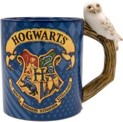 Silver Buffalo Harry Potter Hogwarts House Patterns Shaped Handle Ceramic Mug