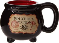 Silver Buffalo Polyjuice Potion Cauldron 3D Sculpted Ceramic Coffee Mug