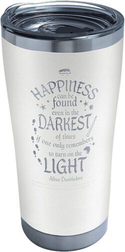Tervis Triple Walled Harry Potter - Happiness Quote Engraved Insulated Tumbler Cup